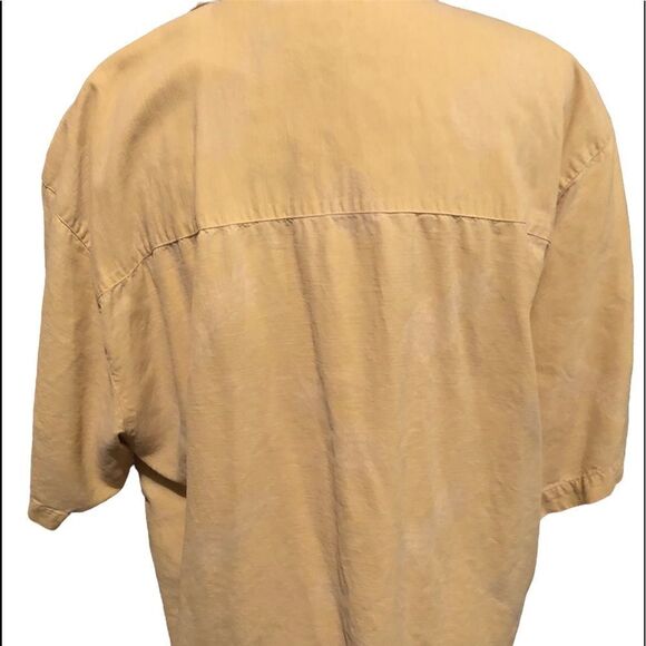 Havana Jacks Cafe silk button down Hawaiian shirt - Picture 5 of 7